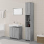 Voir la diapositive 1 : VIDAXL Ensemble de meubles de salle de bain 3 pcs Sonoma gris