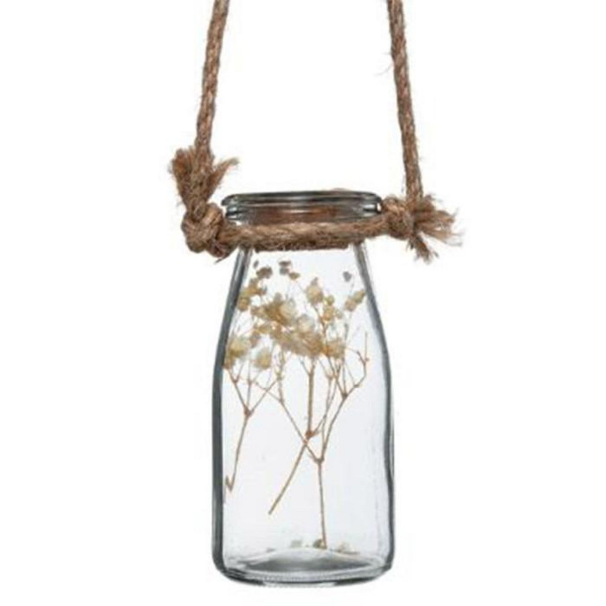 ATMOSPHERA Suspension Murale  4 Fleurs Séchées  53cm Naturel