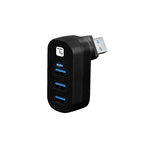 TECHLY Hub USB Techly IUSB3-HUB3-ROTB Connecteur rotatif