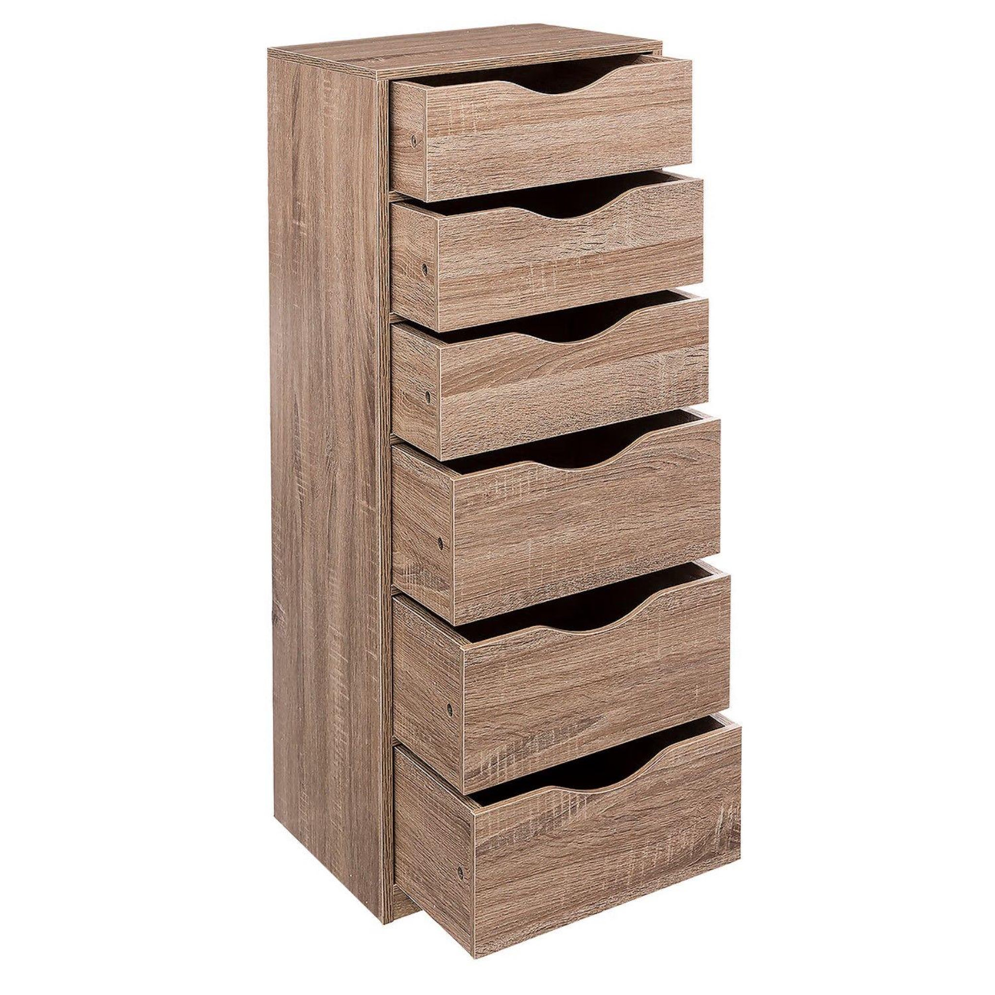 Voir la diapositive 3 : FIVE Caisson de bureau 6 tiroirs - beige