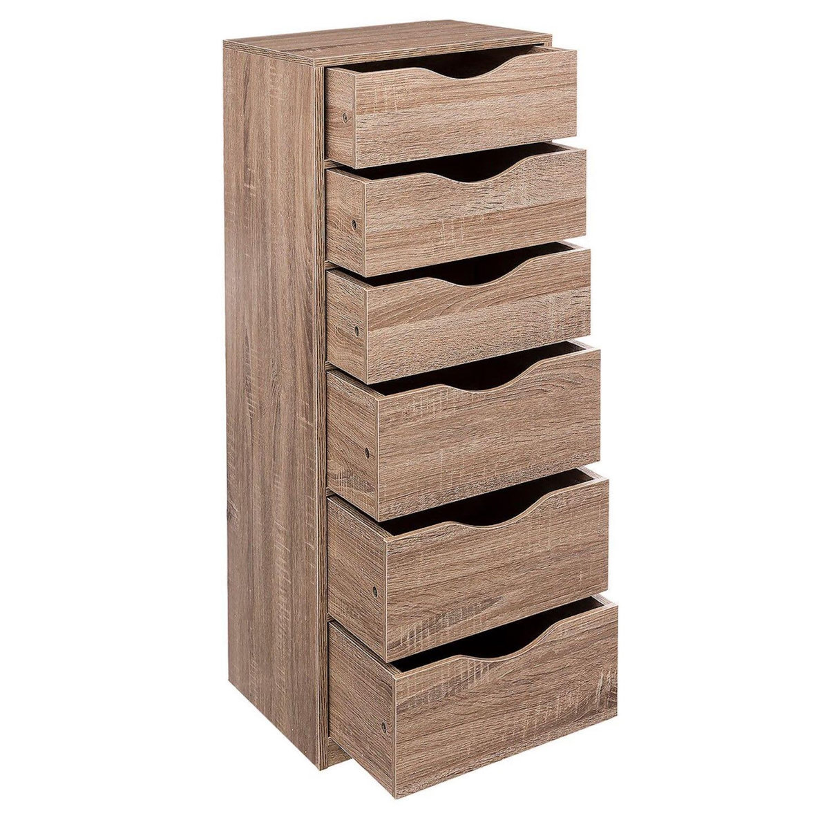 FIVE Caisson de bureau 6 tiroirs - Beige