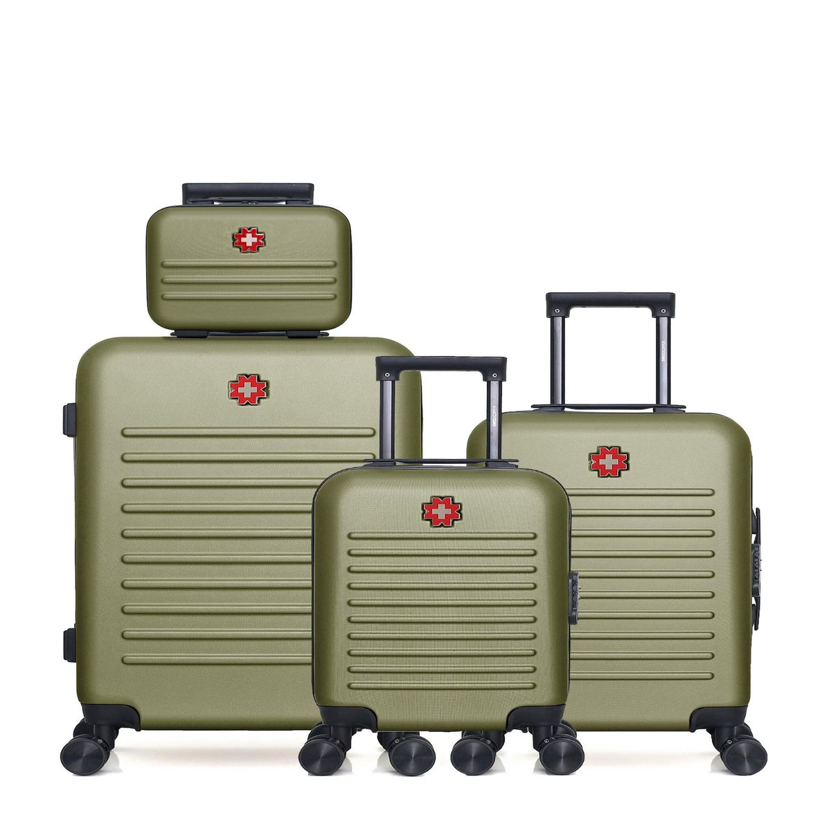 SWISS KOPPER SWISS KOPPER - Lot de 4 - Valises weekend, cabine, cabine XXS et vanity WIL