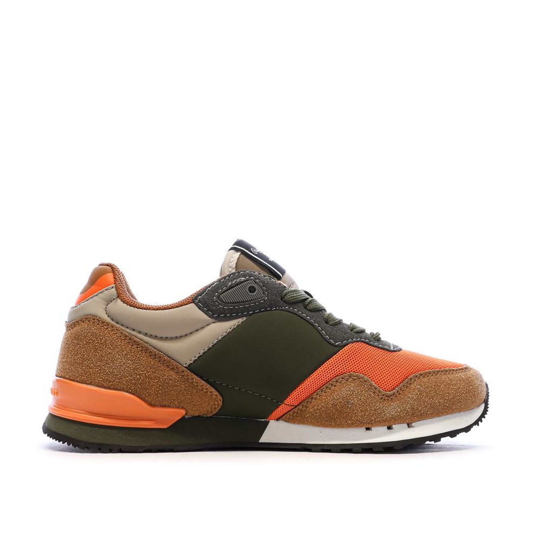 Voir la diapositive 2 : Pepe Jeans Baskets Oranges/Kaki Garçon Pepe Jeans London
