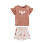 Voir la diapositive 1 : Petit Béguin Ensemble enfant t-shirt et short en gaze de coton Arizona