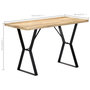 Voir la diapositive 6 : VIDAXL Table a manger 120x60x76 cm Bois de manguier massif