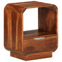 Voir la diapositive 2 : VIDAXL Table de chevet avec tiroir 2 pcs Bois massif 40x30x50 cm