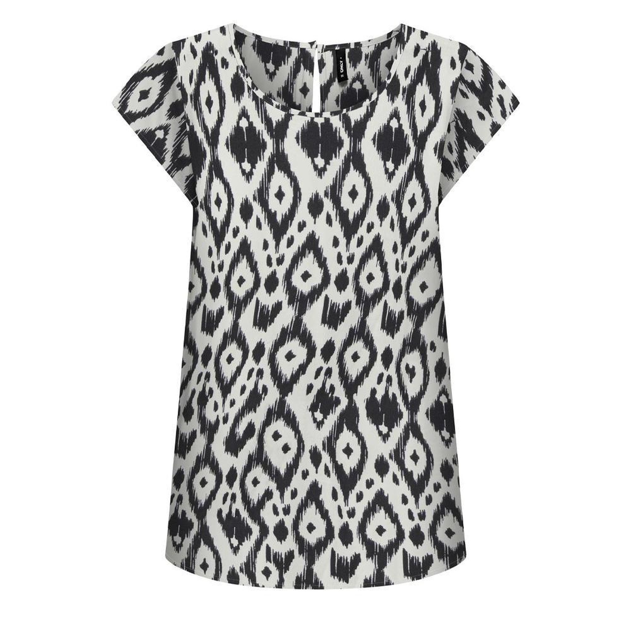 Voir la diapositive 1 : Only Blouse he/Noir à motifs Femme Only Nova