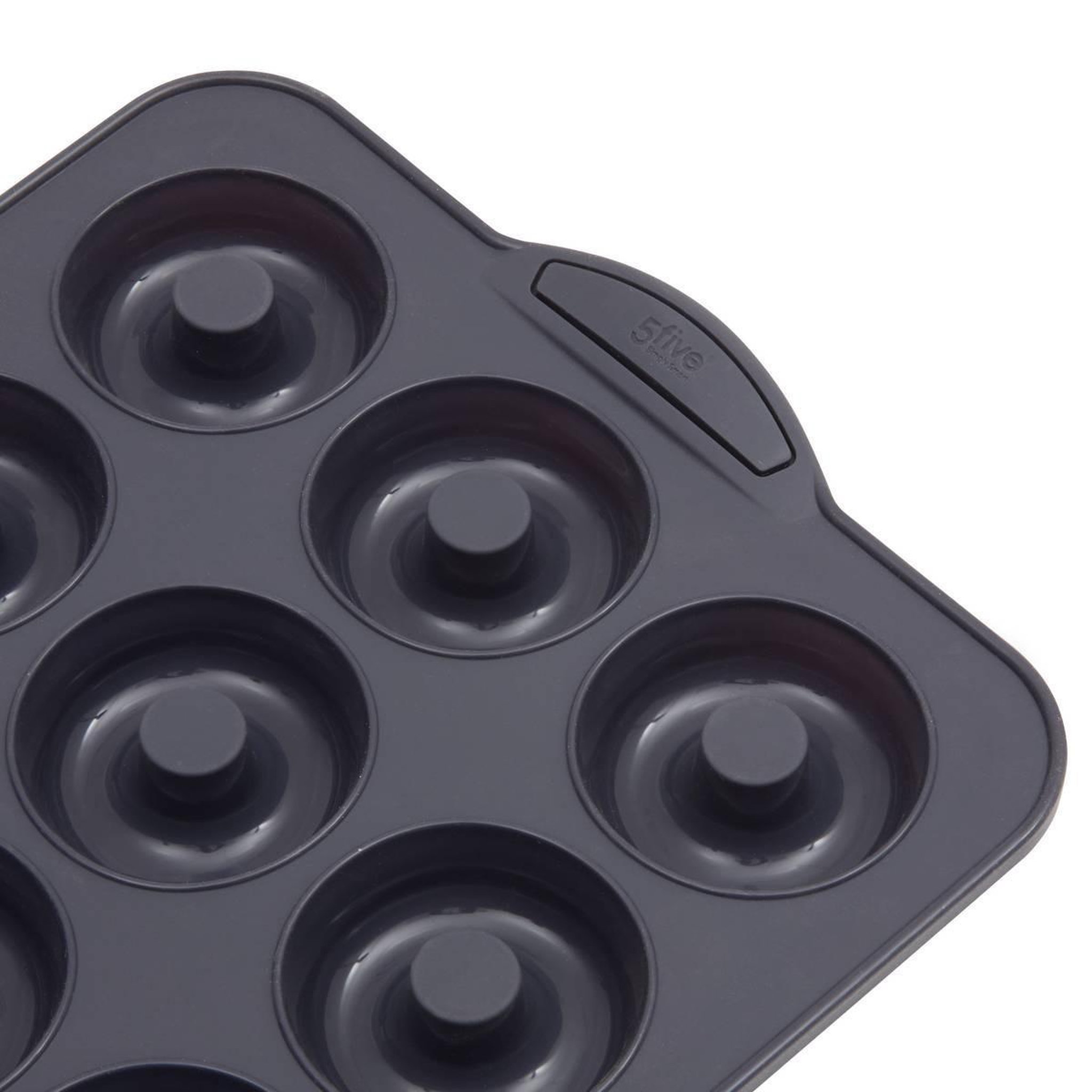 Voir la diapositive 2 : FIVE Moule 12 mini donuts silicone  silitop  35cm gris