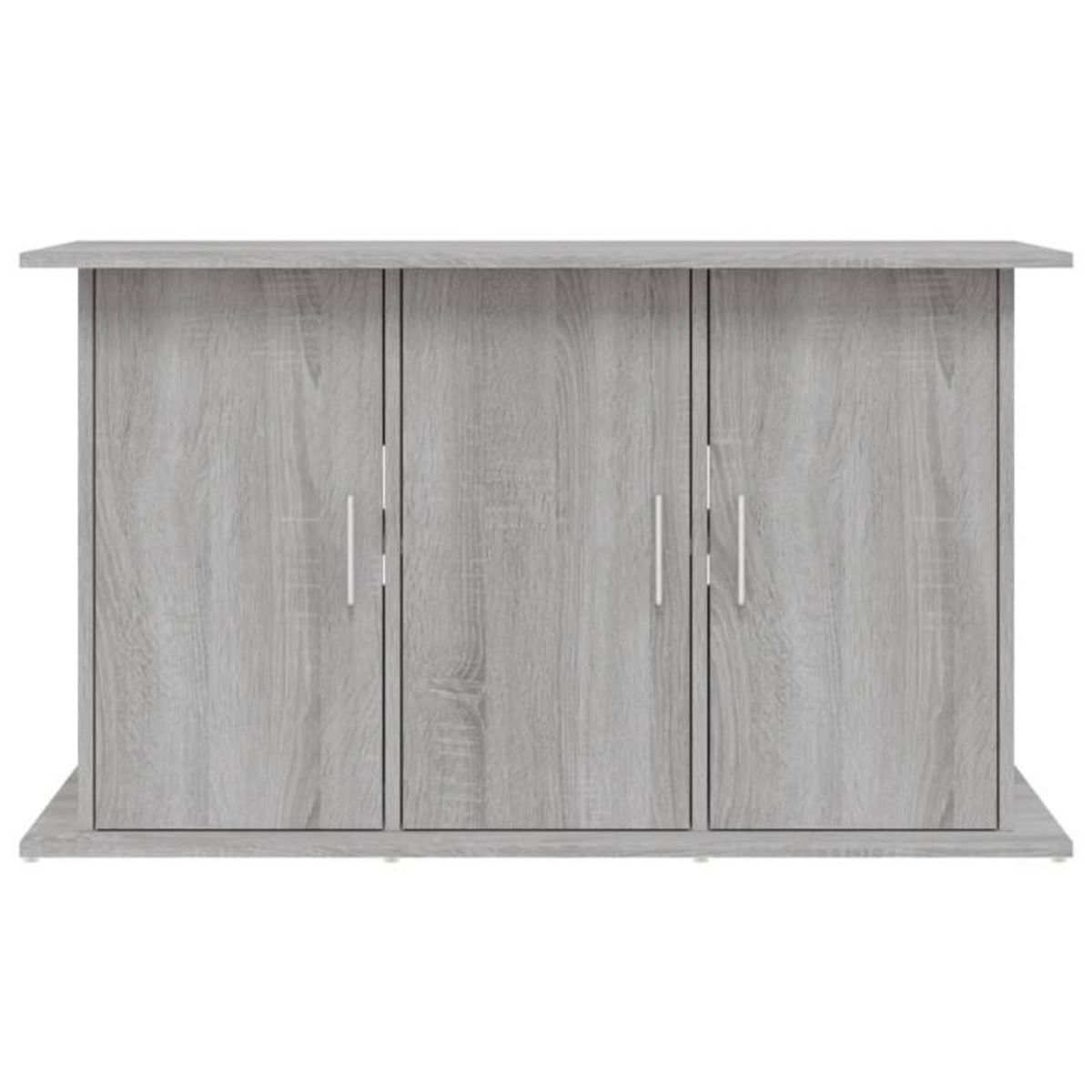 VIDAXL Support pour aquarium sonoma gris 101x41x58cm bois d ingénierie