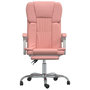 Voir la diapositive 3 : VIDAXL Fauteuil inclinable de bureau Rose Similicuir