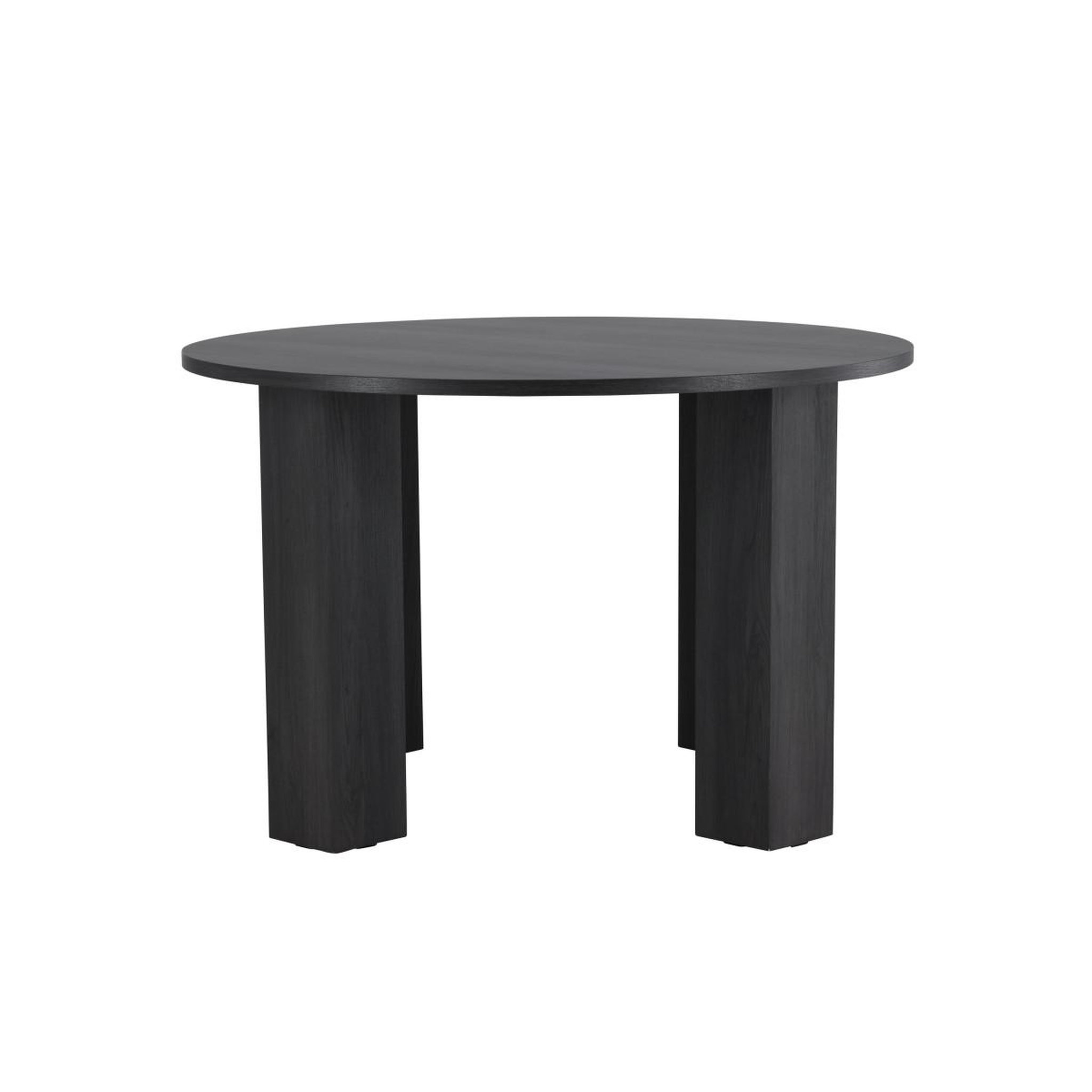 Voir la diapositive 2 : Paris Prix Table à manger design  juno  120cm noir