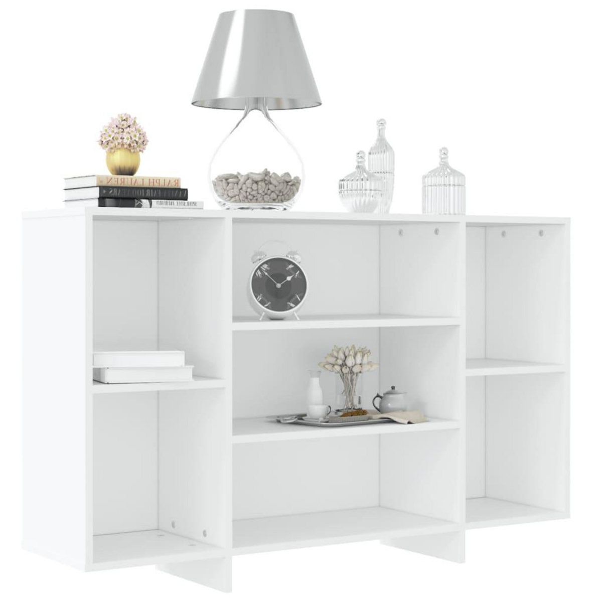 VIDAXL Buffet blanc 120x30x75 cm bois d'ingenierie