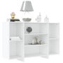 Voir la diapositive 3 : VIDAXL Buffet blanc 120x30x75 cm bois d'ingenierie
