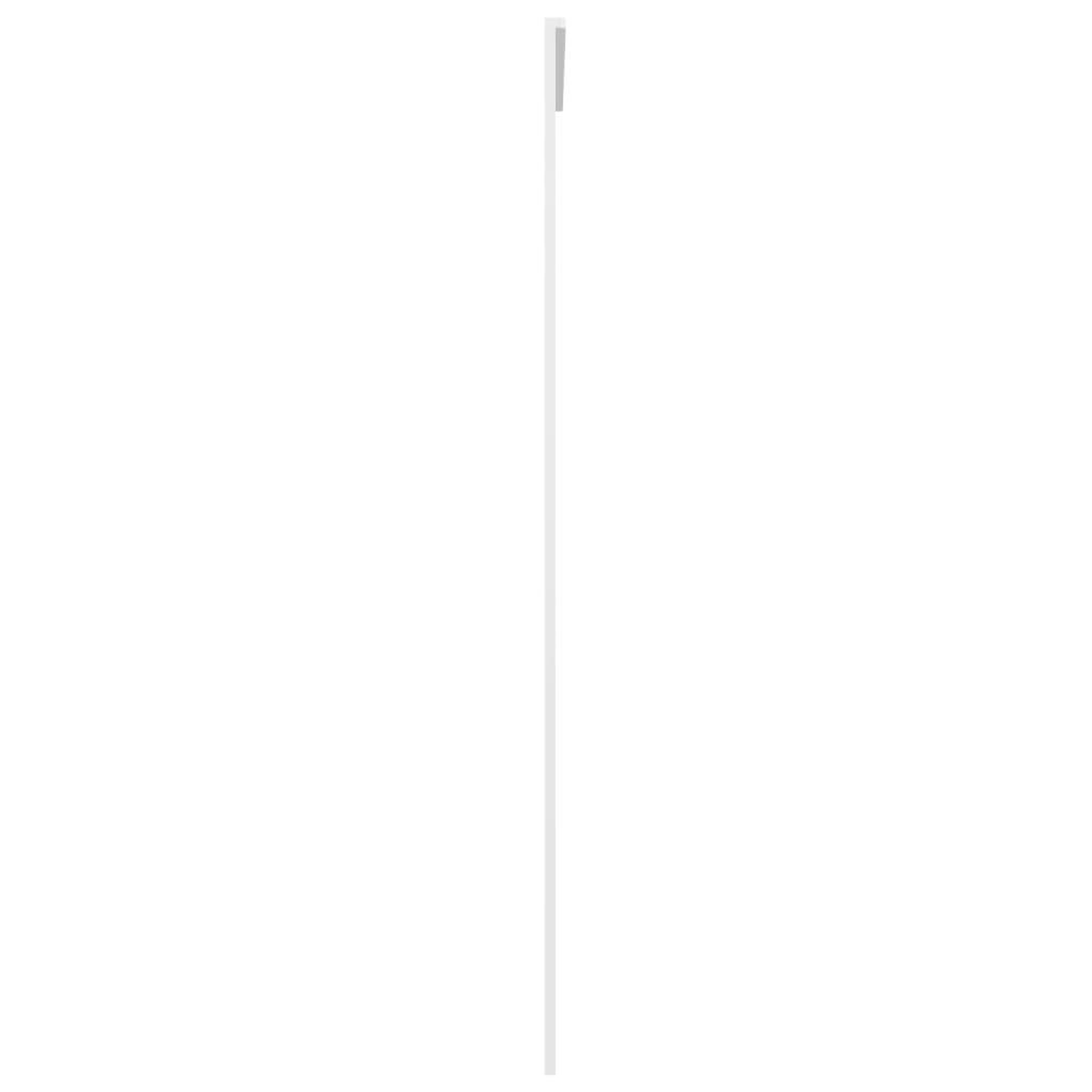 Voir la diapositive 4 : VIDAXL Porte coulissante Verre ESG depoli et aluminium 76x205 cm Blanc