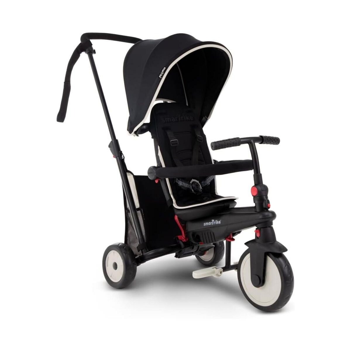 SMARTRIKE Tricycle Pliable Smartrike STR3 Plus Noir - 6 en 1 pour Bébé