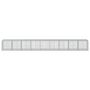 Voir la diapositive 3 : VIDAXL Panier gabion avec couvercle 900x100x100 cm fer galvanise