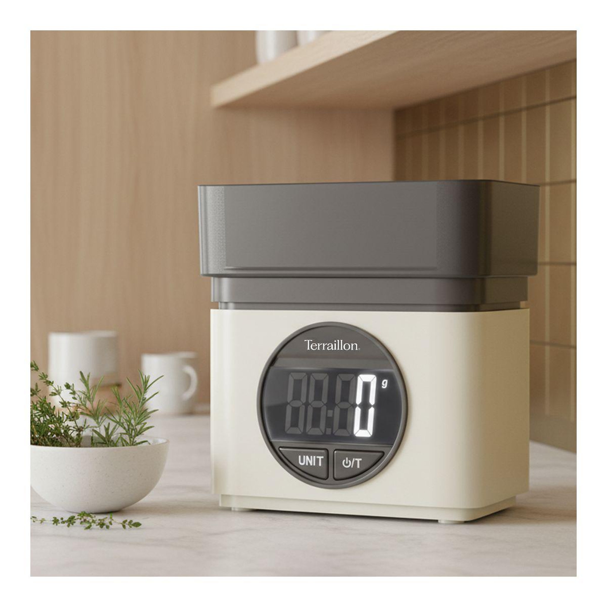 Voir la diapositive 2 : Terraillon Balance de cuisine ba22 mythique creme 15601