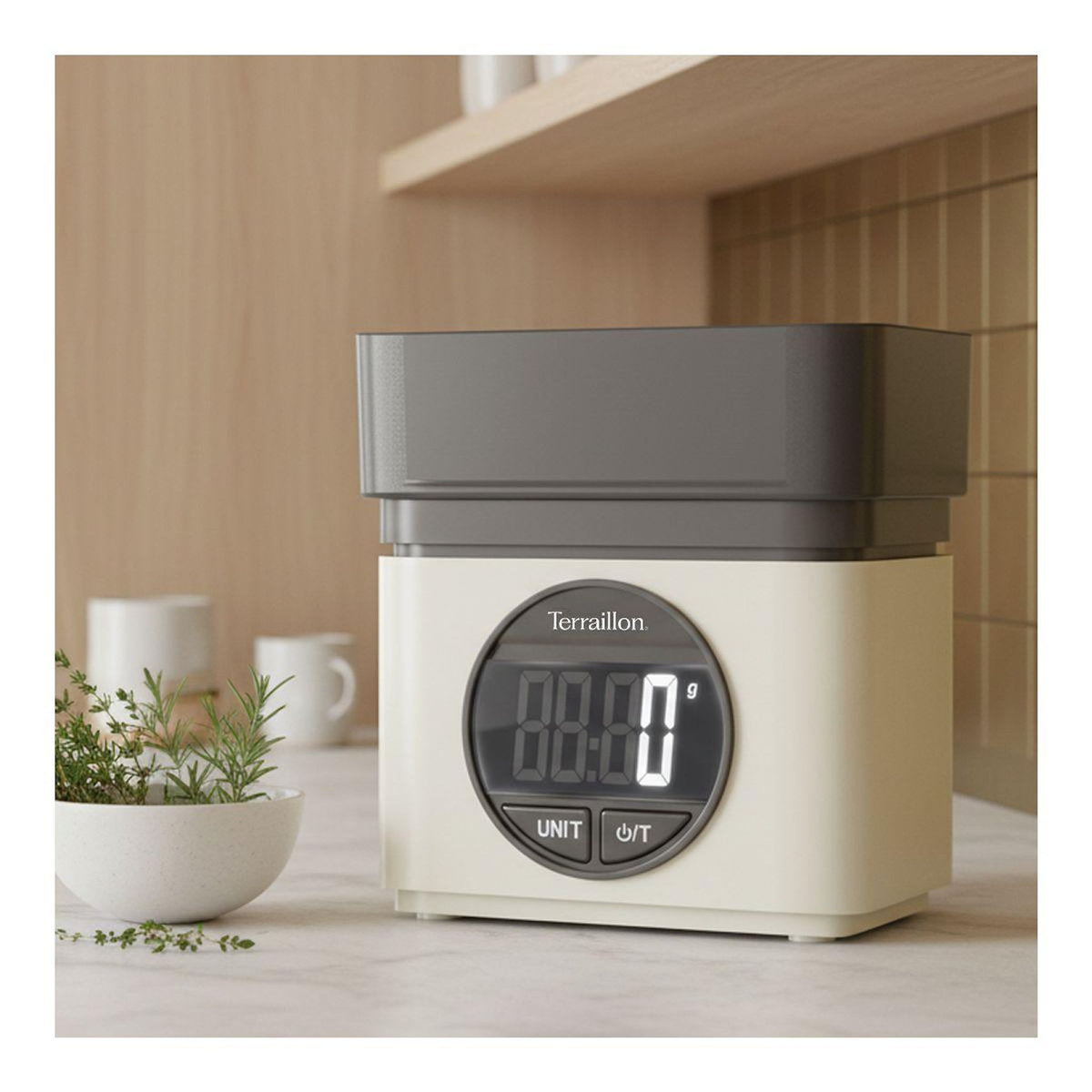 Terraillon Balance de cuisine BA22 MYTHIQUE CREME 15601