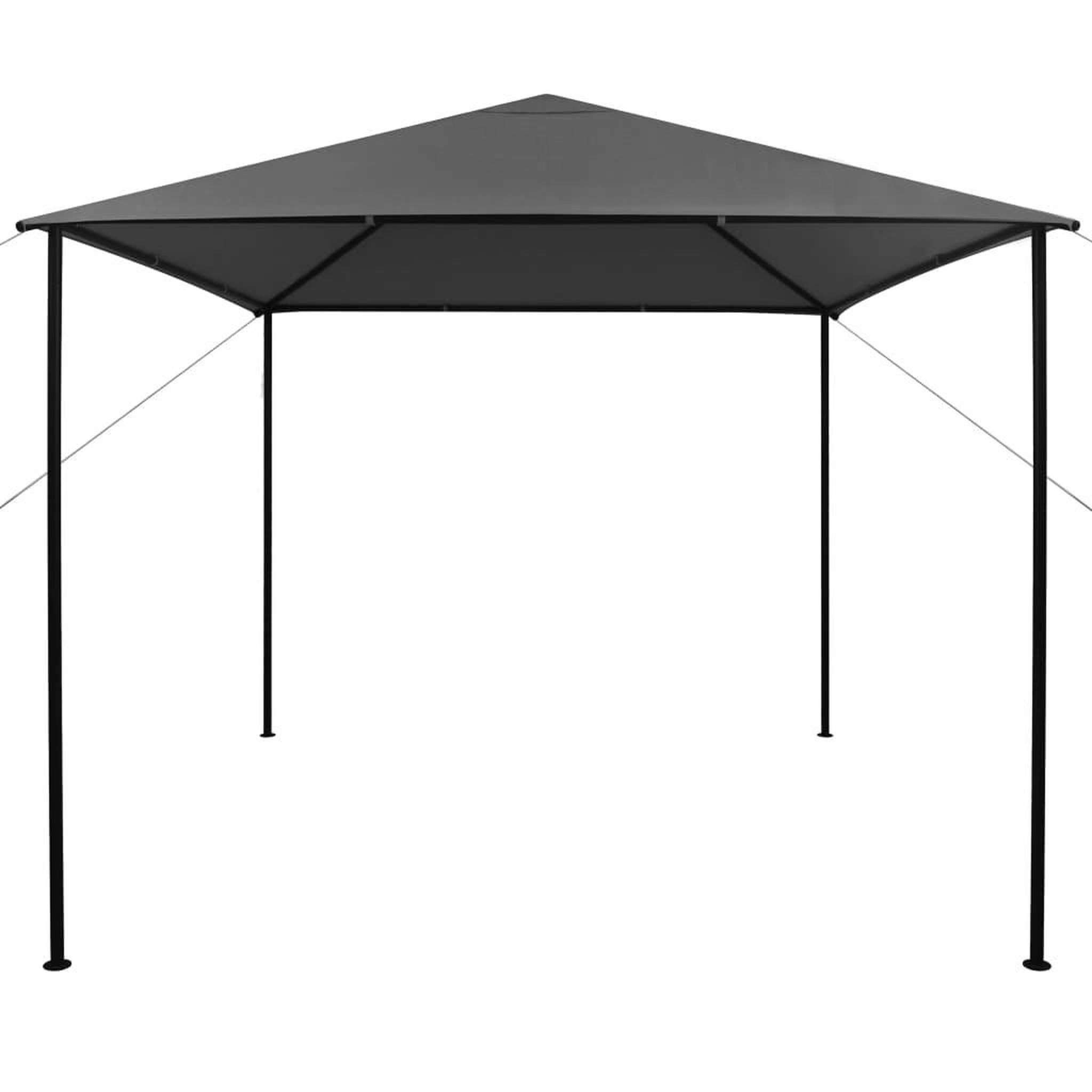 Voir la diapositive 2 : VIDAXL Tonnelle 3x3 m Anthracite Tissu et acier 180 g/m^2