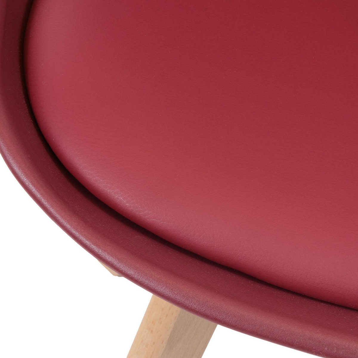 The Home Deco Factory 2 Chaises design scandinaves rembourrées Cocooning