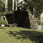 VIDAXL Tente familiale tipi 6 personnes camouflage impermeable