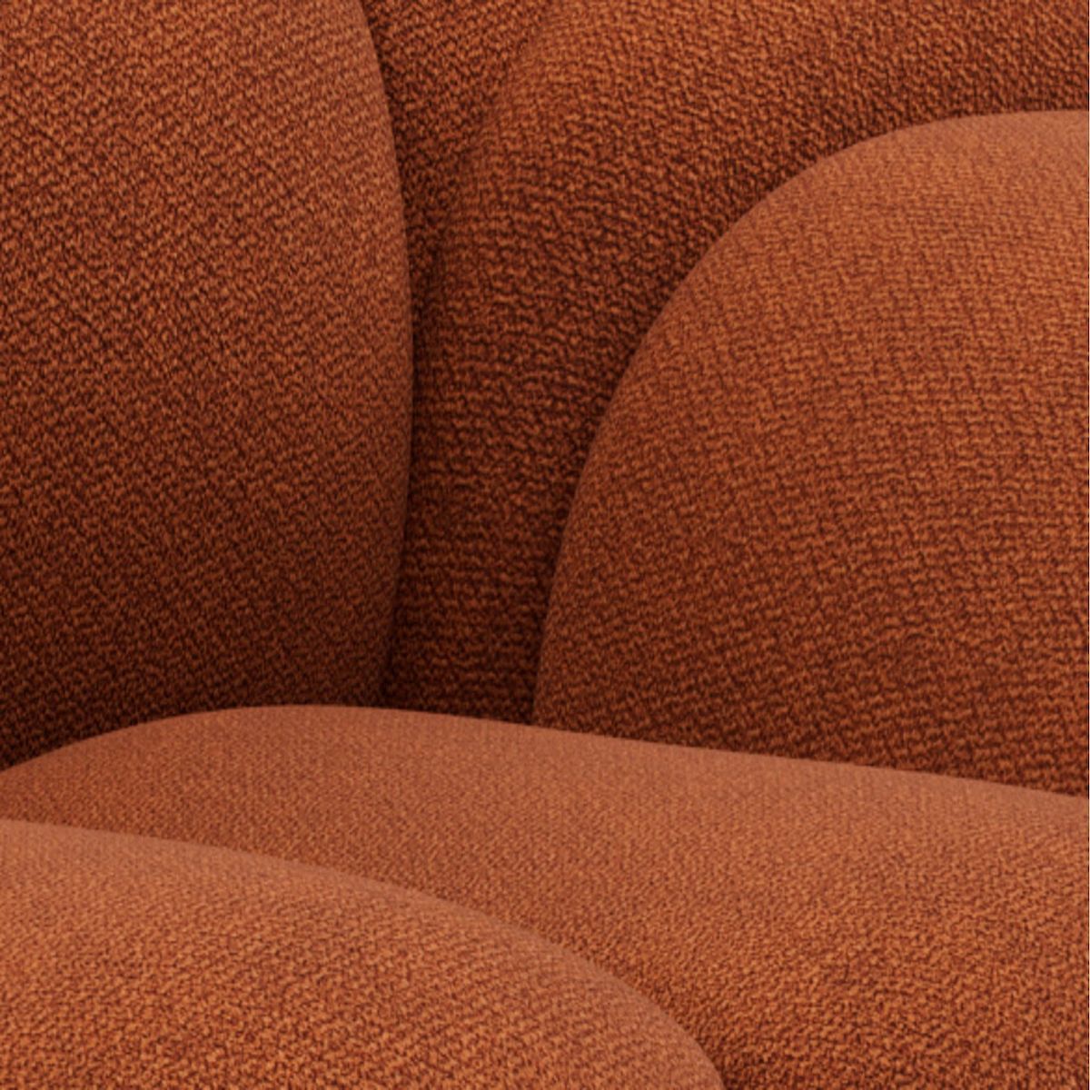 LISA DESIGN Ava - canapé 3 places en velours texturé