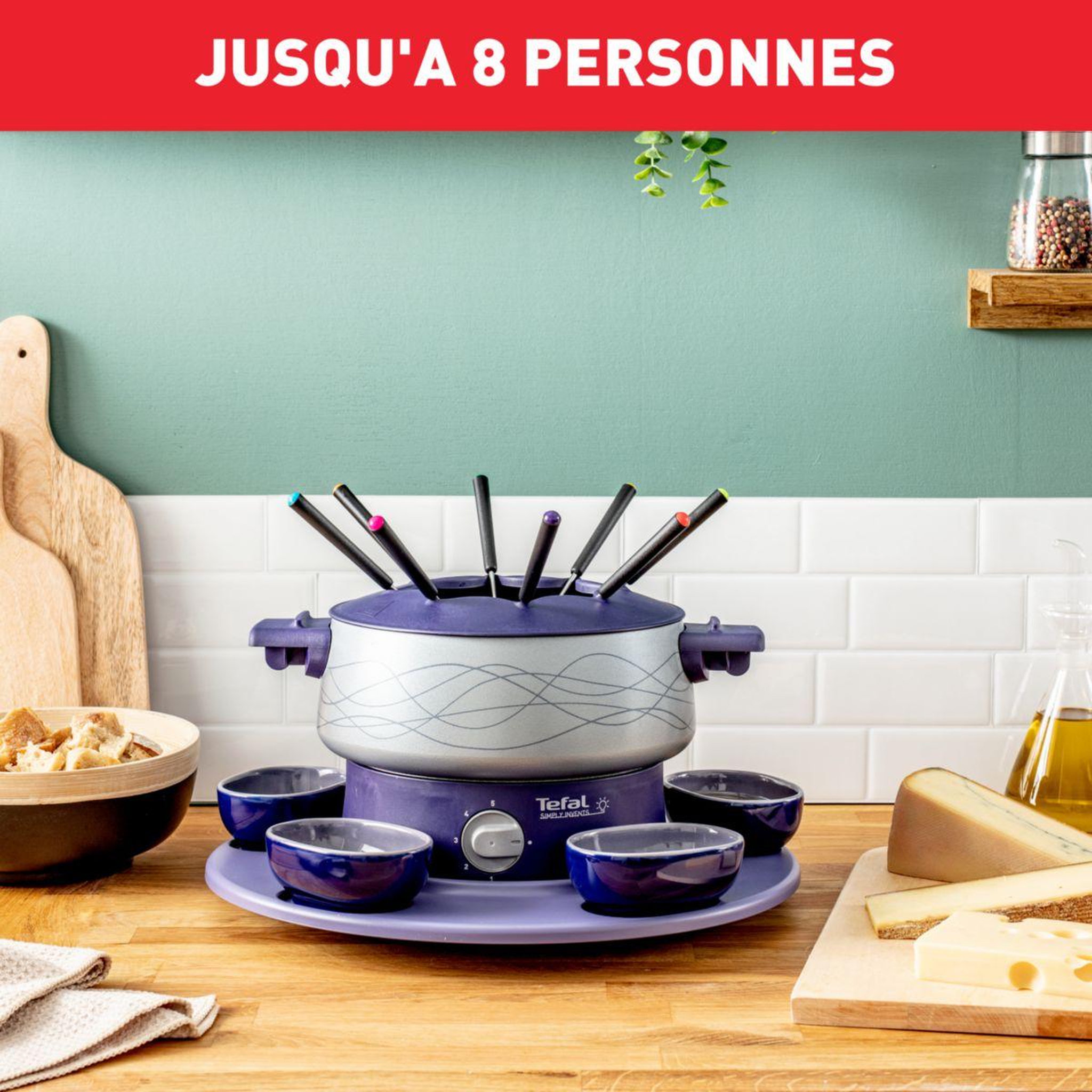 Voir la diapositive 5 : TEFAL Fondue SIMPLY IVENT EF351412