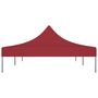 Voir la diapositive 4 : VIDAXL Toit de tente de reception 6x3 m Bordeaux 270 g/m^2