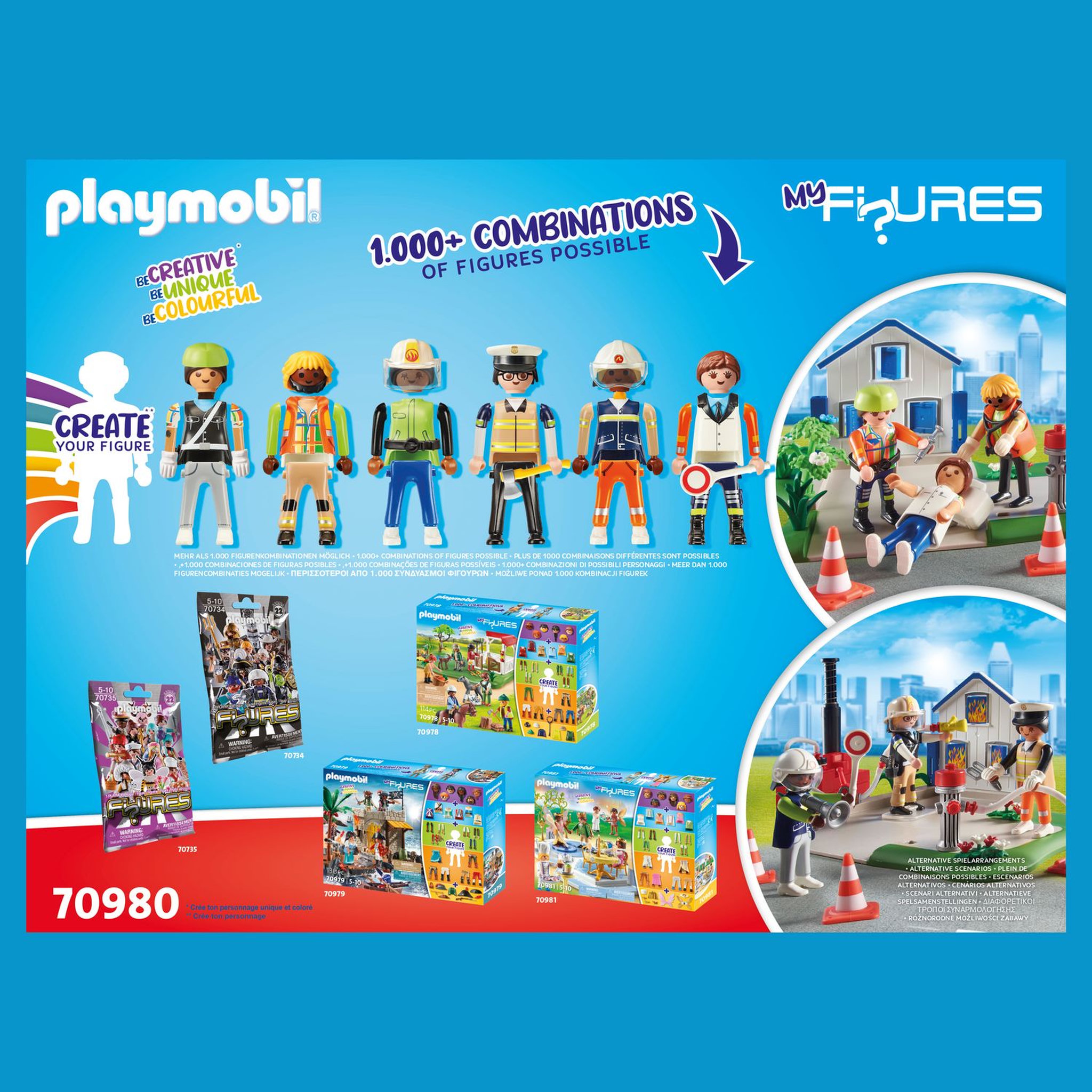 Voir la diapositive 5 : PLAYMOBIL 70980 My Figures : Les secouristes