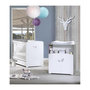 Voir la diapositive 1 : BABY PRICE Chambre bébé duo Leaf: lit 120x60, commode a langer - Babyprice - Blanc