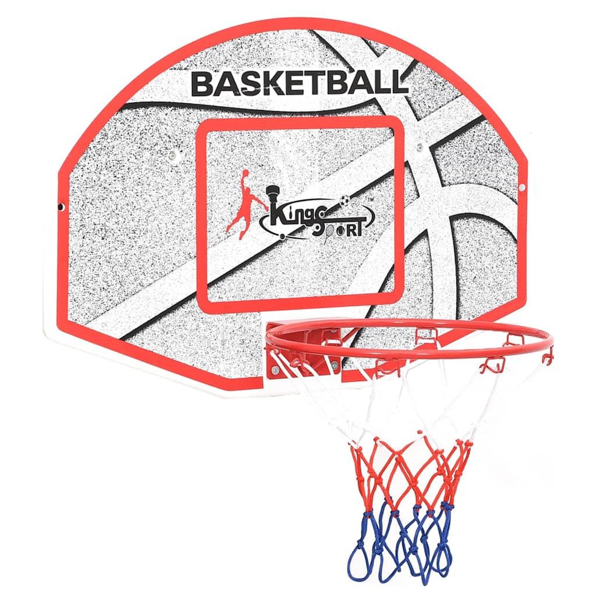 Voir la diapositive 2 : VIDAXL Ensemble de panneau de basket mural 5 pcs 66x44,5 cm