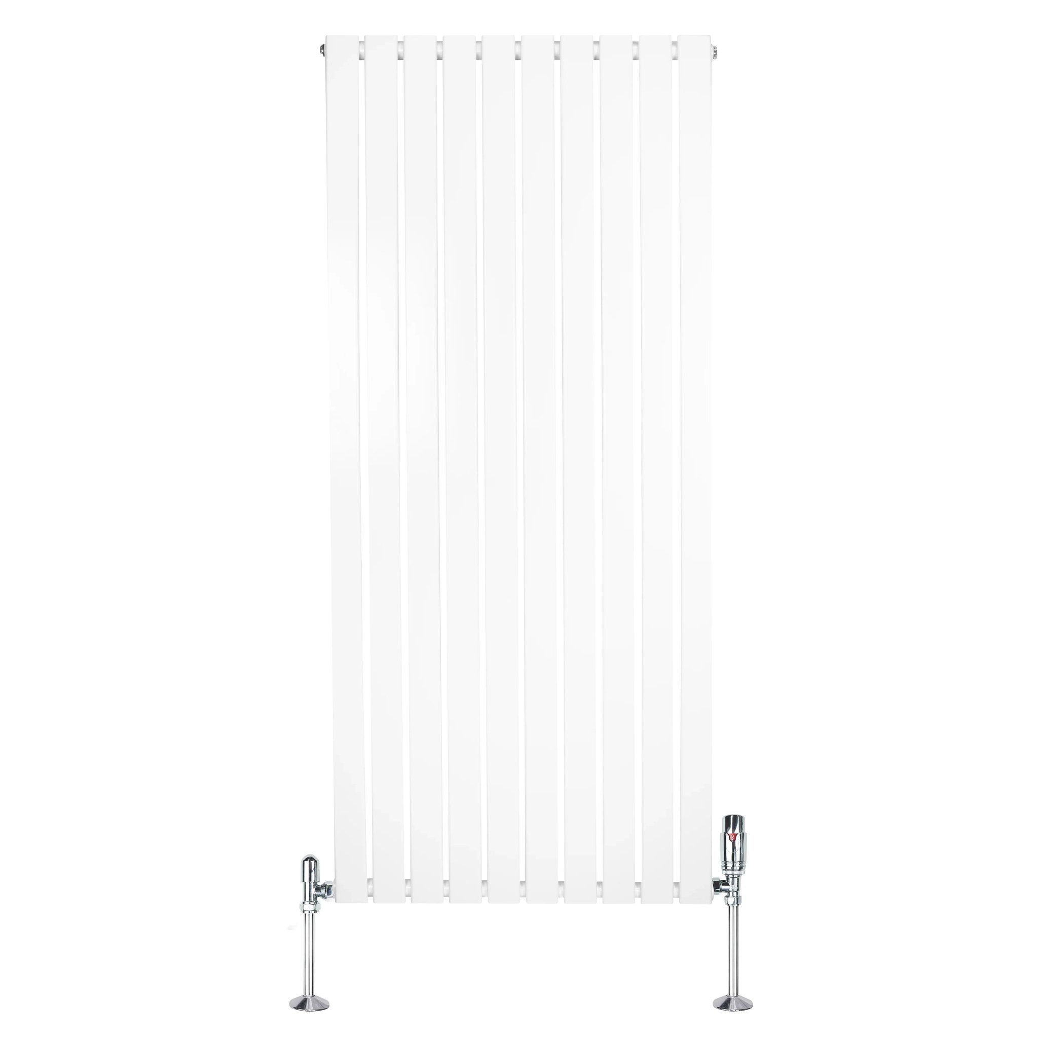 Voir la diapositive 2 : MONSTERSHOP Radiateur plat à 1 panneau & vannes - 1600 x 700 mm