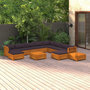 Voir la diapositive 1 : VIDAXL Salon de jardin 12 pcs avec coussins Bois d'acacia solide