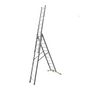 Voir la diapositive 1 : HAILO Echelle 3 plans 7m60 en aluminium - HOBBYLOT
