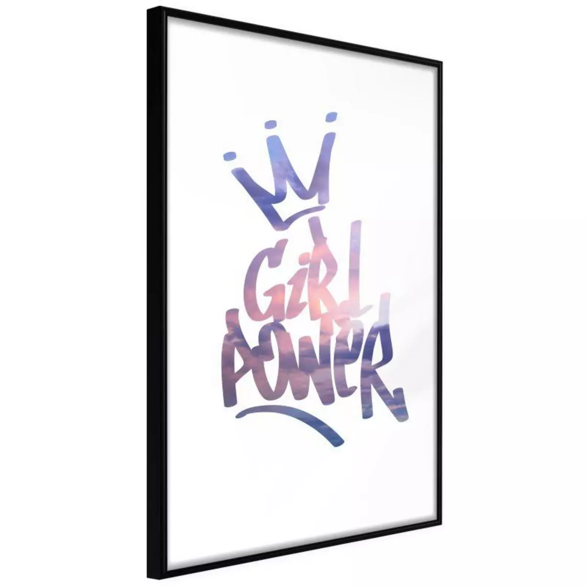 Paris Prix Affiche Murale Encadrée  Girl Power 