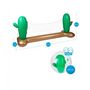 Voir la diapositive 4 : AIRMYFUN Filet de volley Gonflable et Flottant + Ballon Gonflable pour Piscine & Plage - Pack Sport Cactus