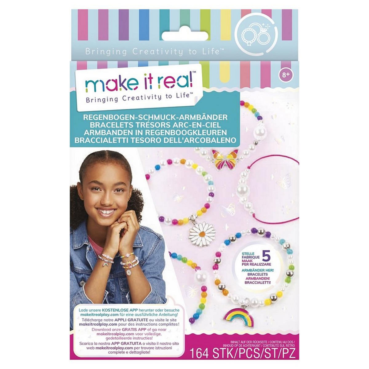 LANSAY Make it real - bracelet arc en ciel precieux