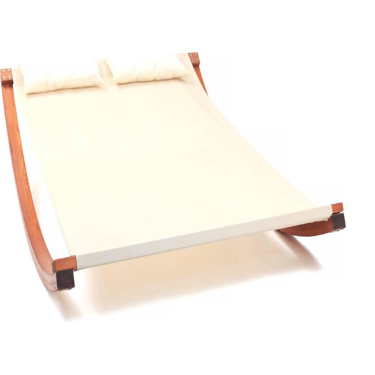 Habitat et Jardin Hamac bois en texline  Relax  - 2 places - Ecru