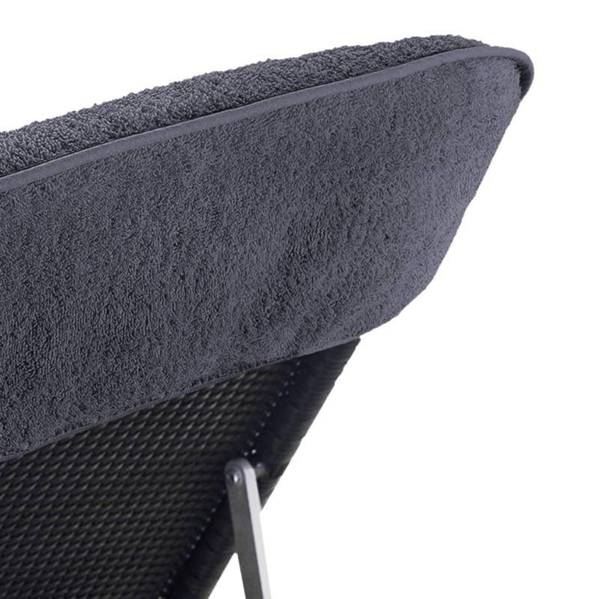 VIDAXL Serviettes de plage 2 pcs anthracite 60x135 cm tissu 400 GSM