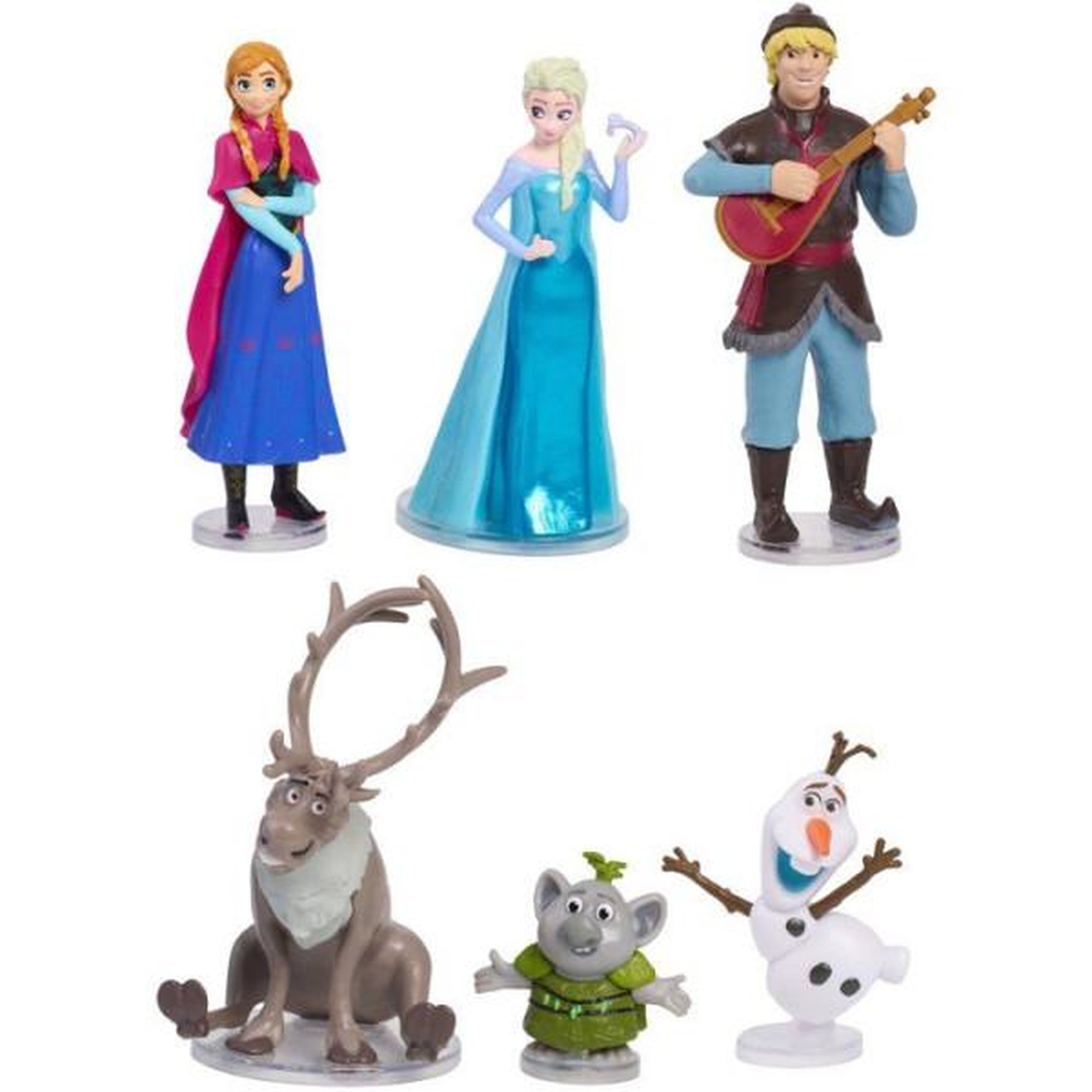 Voir la diapositive 3 : DISNEY FROZEN Coffret figurines - disney frozen - la reine des neiges - 6 figurines de 8 cm - collection