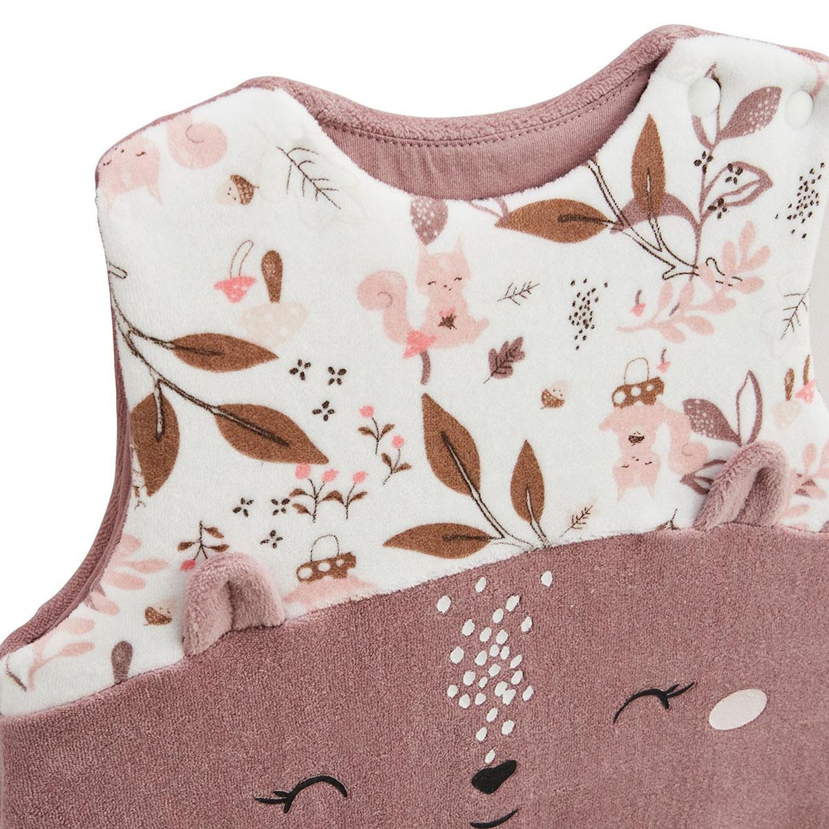 Petit Béguin Turbulette d'hiver en velours avec pieds retroussables Sora