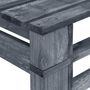 Voir la diapositive 4 : VIDAXL Banc palette de jardin bois gris