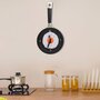 Voir la diapositive 1 : VIDAXL 325164 Wall Clock with Fried Egg Pan Design 18,8 cm