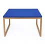 Voir la diapositive 1 : Paris Prix Table Basse Design en Bois  Cubis  60cm Bleu