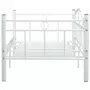 VIDAXL Cadre de lit de repos Blanc Metal 90 x 200 cm