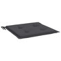 Voir la diapositive 5 : VIDAXL Coussins de chaise de jardin lot de 2 anthracite 50x50x3 cm