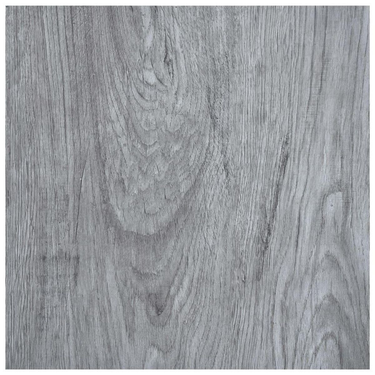 VIDAXL Planches de plancher autoadhesives 5,11 m^2 PVC Gris clair