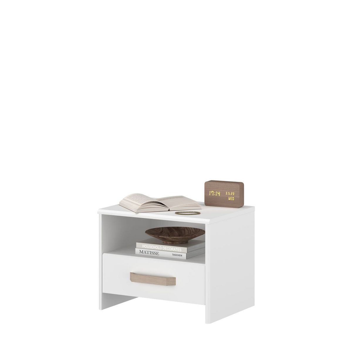 Chevet 1 tiroir 1 niche SANDRINE