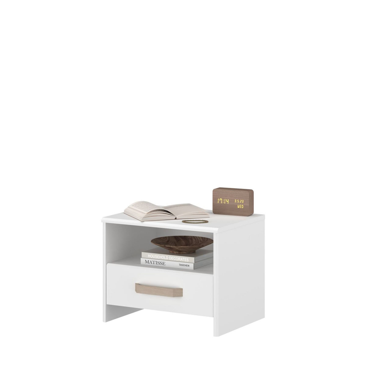 Chevet 1 tiroir 1 niche SANDRINE