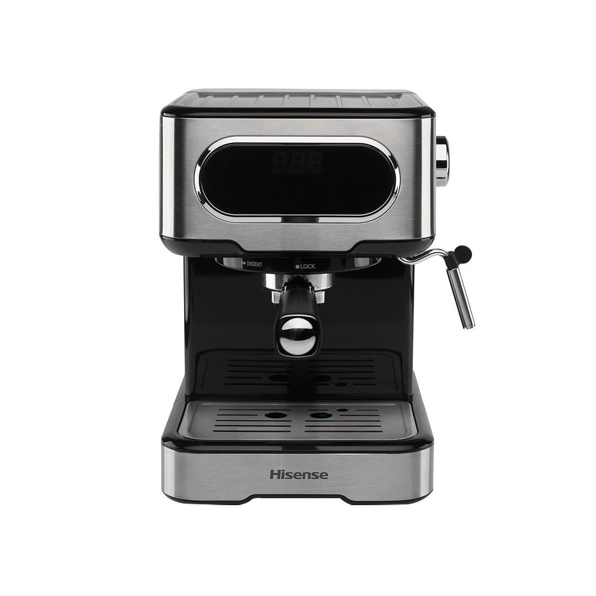 Voir la diapositive 2 : Hisense Machine à café manuelle Hisense HESCM15DBK 1,5 L 1000 W Gris acier